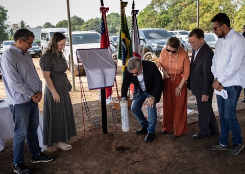 Presidente do TJAM lança pedra fundamental do novo Fórum de Iranduba 