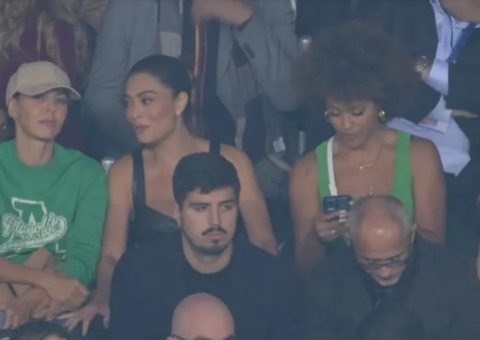 Juliana Paes, Sheron Menezzes e mais: Famosos assistem a jogo do Brasil, em Paris