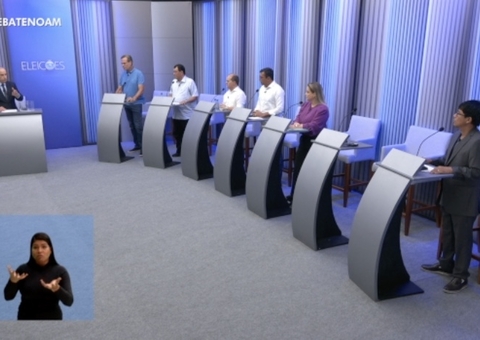 Começa debate entre candidatos ao Governo do Amazonas