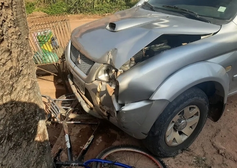 Mulher tem braço decepado ao ser atropelada com criança em bicicleta