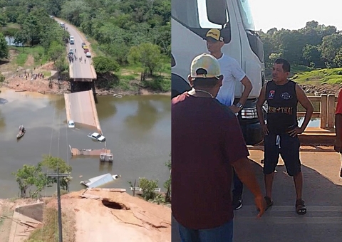 Vídeo mostra servidor da Funasa em ponte antes de desabamento no Amazonas; ele está desaparecido 