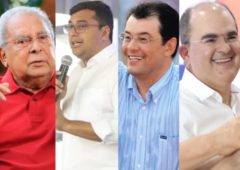 Wilson, Amazonino e Nicolau estão na frente com 3,68% dos votos apurados 