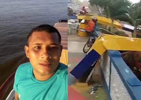 Morre mototaxista esmagado por estrutura de metal no Amazonas