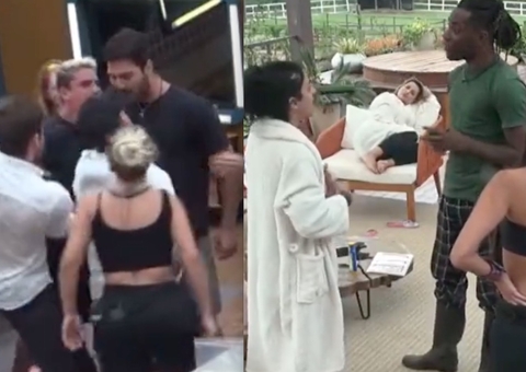 Vídeos: A Fazenda tem briga generalizada, xingamentos e quase agressão 