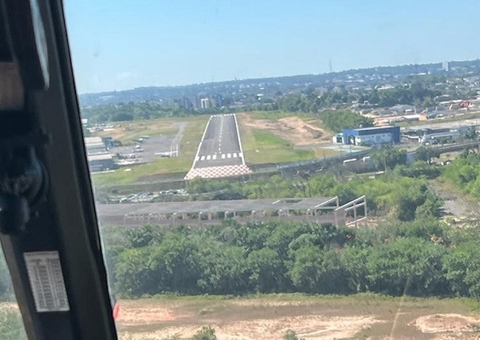 Obra que ameaça pouso e decolagem no Aeroclube é investigada em Manaus