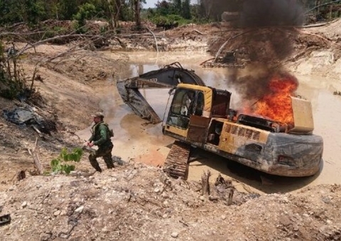 STF suspende lei que proibia destruição de máquinas em operações ambientais