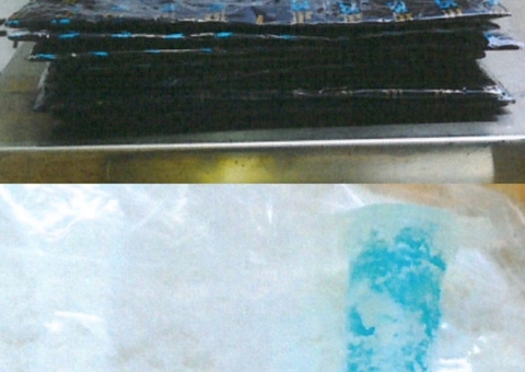 Idoso de 75 anos é preso em aeroporto com drogas costuradas em pasta