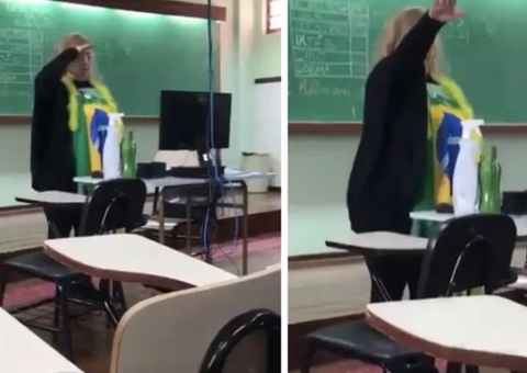 Professora que causou revolta ao fazer gesto nazista em sala de aula é demitida