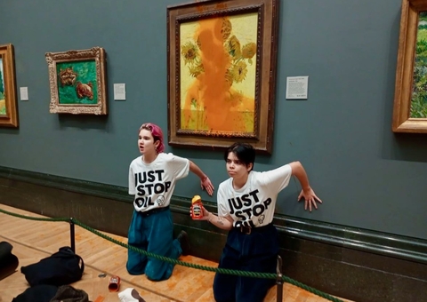 Vídeo: Ativistas jogam sopa de tomate em obra de Van Gogh