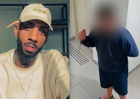 Vídeo: Alvo de racismo, Eddy Junior é ameaçado com faca e garrafa por vizinhos