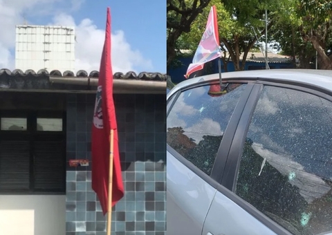 Carro e casa com bandeiras do PT e MST são alvos de tiros