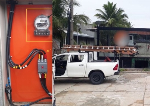 Restaurante é flagrado desviando energia em Manaus