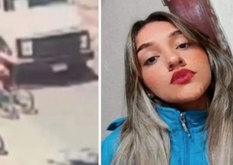 Ciclista desvia de motocicleta e morre atropelada por caminhão