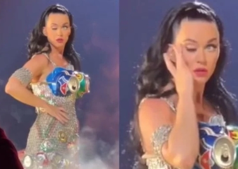 Katy Perry explica o que aconteceu com seu olho durante show em Las Vegas