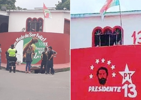 Muro volta a ter pintura de Lula em Manaus após TRE mandar apagar