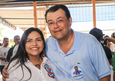 Eduardo Braga cumprimenta Wilson Lima e agradece confiança do povo