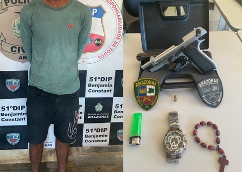Suspeito é preso escondido em casa após matar desafeto no Amazonas