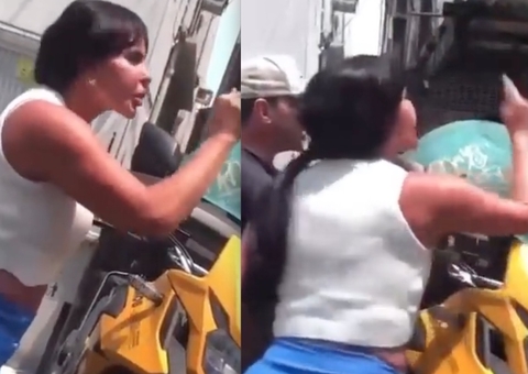 Gretchen é flagrada durante bate-boca no meio da rua no Pará; vídeo
