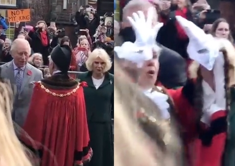 Vídeo: Homem atira ovos em Rei Charles III durante caminhada 