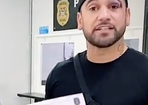 Hadballa registra boletim de ocorrência após pancadaria com Vini: ‘saberão a verdade'