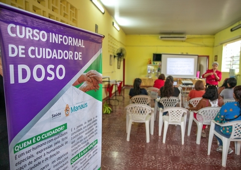 Manaus abre inscrições para curso de ‘Cuidador Informal de Idoso’