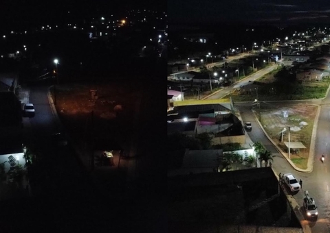 Bairros de município saem da escuridão com nova iluminação de LED no Amazonas