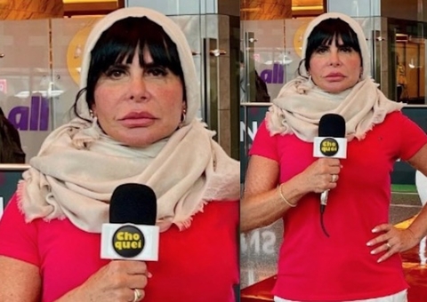 Gretchen chega ao Catar para ser correspondente do 'Choquei' na Copa 