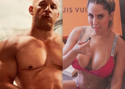 Mulher Melão revela que transou com Vin Diesel: 'veloz e furioso'