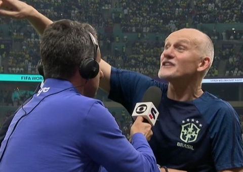 Taffarel solta palavrão ao vivo em transmissão da Globo