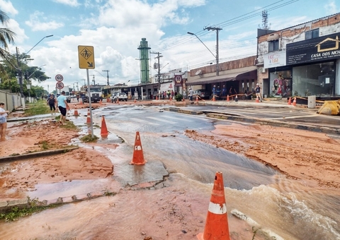 Mais de 50 bairros ficam sem água em Manaus após rompimento de tubulação; veja lista