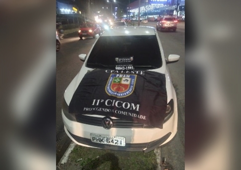 Assaltante sofre acidente de carro durante perseguição em Manaus