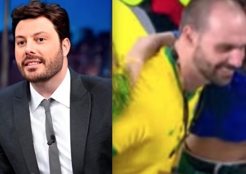 Danilo Gentili detona Eduardo Bolsonaro por viagem ao Catar: ‘vagabundo’