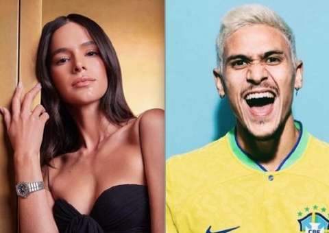 Em jogo sem Neymar, Bruna Marquezine vibra com entrada de Pedro em campo