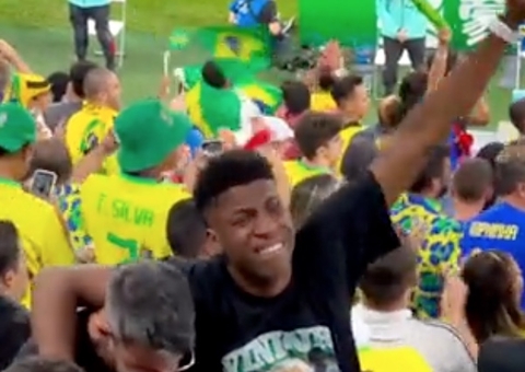 Reação do irmão de Vini Jr. aos gols na Copa do Mundo emociona torcedores