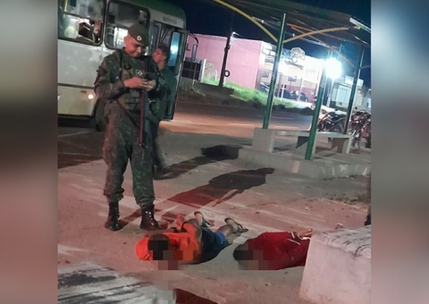 Criminosos obrigam motorista a acelerar ônibus lotado de passageiros durante assalto no Amazonas