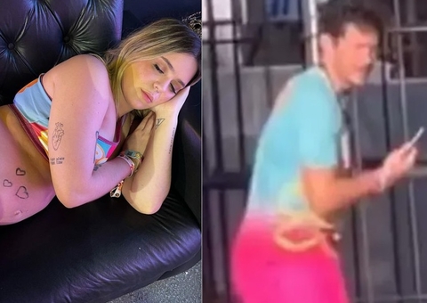 Eliezer é flagrado saindo do Dark Room na Farofa da Gkay e Viih Tube reage