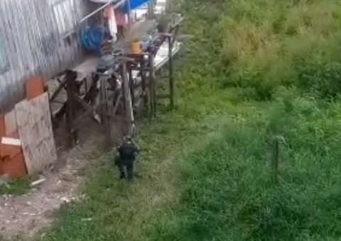 Homens são baleados durante troca de tiros com polícia em Manaus