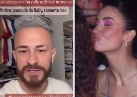 Fred reage a boato de que voltou do Catar para ficar com filho enquanto Bianca vai para a Farofa