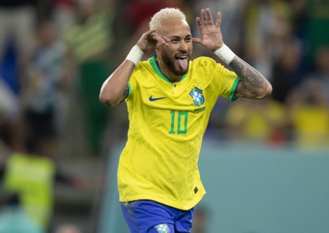 Neymar chega de Juliet em estádio e internautas reagem: ‘o hexa vem’ 