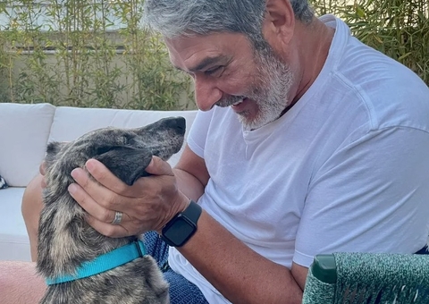 William Bonner resgata cachorro abandonado e faz relato emocionante: 'transformação'