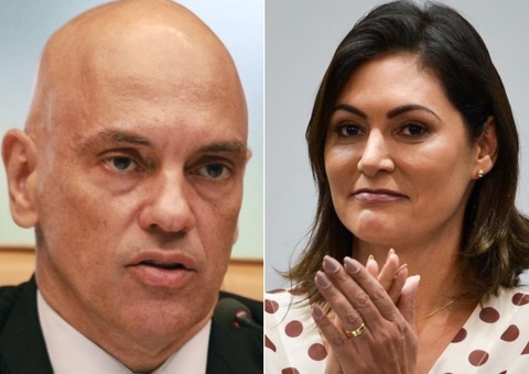 Alexandre de Moraes manda arquivar ação contra Michelle Bolsonaro