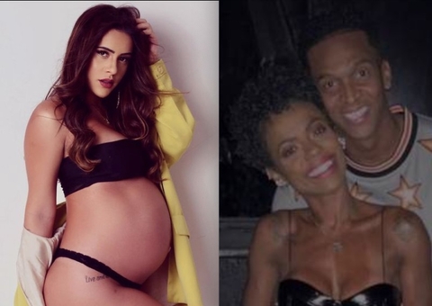 Grávida do atacante Jô exibe barrigão após jogador reatar com a ex: 'a cara do pai'