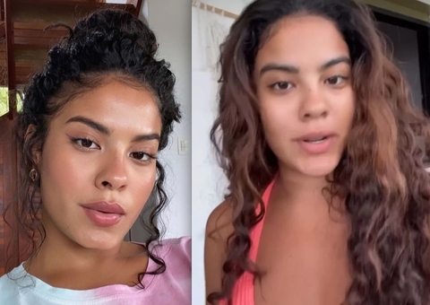 Bella Campos se irrita com comentários sobre gravidez e mostra barriga real