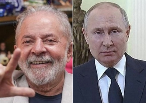 Lula conversa com o presidente russo Vladimir Putin