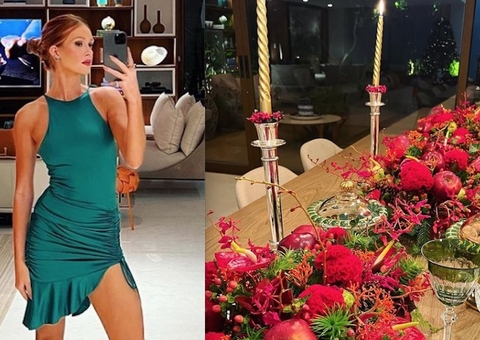 Marina Ruy Barbosa é criticada por ostentar em jantar de Natal antecipado