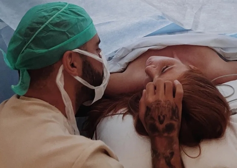 Nasce Aurora, filha de Cintia Dicker com Pedro Scooby 