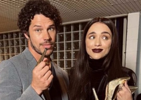 Rafa Kalimann aparece em 1ª foto como par romântico de José Loreto em novela da Globo