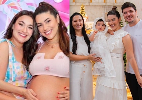 Vivian Amorim troca madrinha da filha em meio a suposto climão com Leo Hischmann