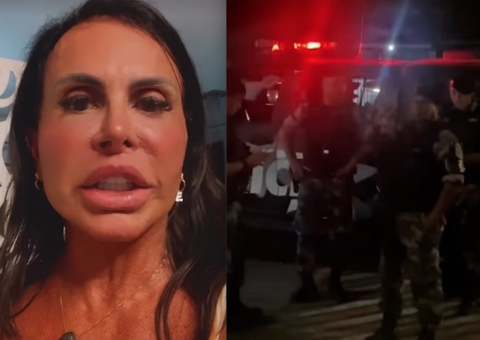 Gretchen se envolve em confusão com PM’s em Belém e diz que foi ameaçada