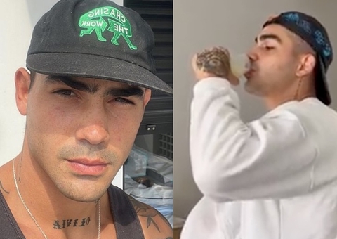 Modelo divide opiniões ao beber leite materno da esposa; vídeo